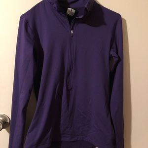Nike drifit 3/4 zip running pull over